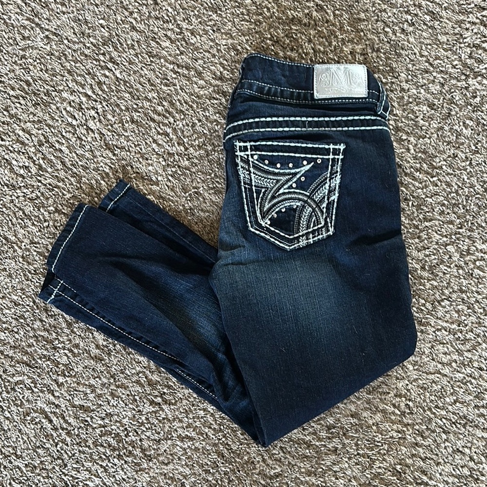 Maurices Premium Dark Indigo Jeans with Braided Detail